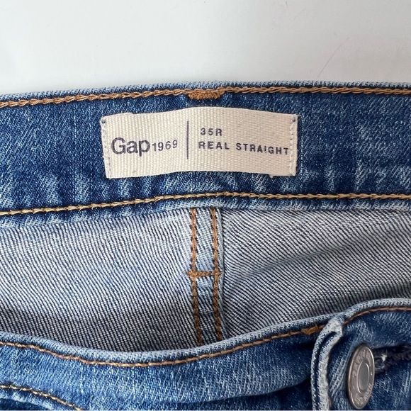 Embellished Gap Real Straight Denim - Picture 6 of 10